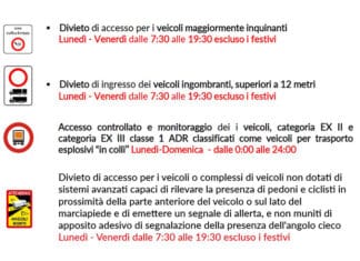 Milano nova regulacija, zabrana ulaska teretnim vozilima bez asistenta za mrtvi kut u Zonu B