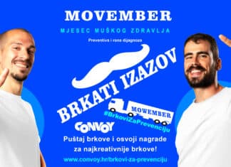 Mowember brkovi za prevenciju. Tijekom studenog pozivamo sve profesionalne vozače da puste svoje brkove i sudjeluju u našem izazovu