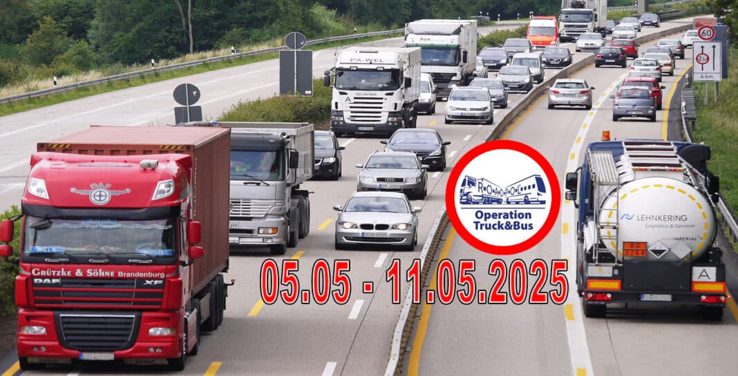Akcija Truck & Bus, pojačani nadzor teretnih i autobusnih vozila od 05 do 11 svibnja 2025