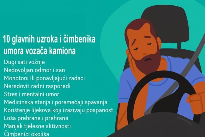 Umor, stres i apneja kod vozača