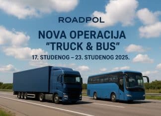 ROADPOL provodi operaciju Truck & Bus od 17. do 23. studenog 2025.