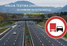 Italija testira zabranu pretjecanja za kamione na autocesti A1