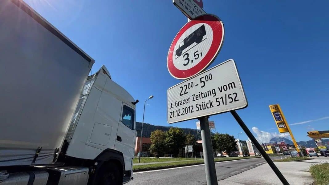 Austrija ponovno zabranila tranzit kamionima iznad 7,5 tona na B320 Ennstal Straße