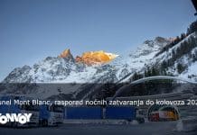 Tunel Mont Blanc, raspored noćnih zatvaranja do kolovoza 2026