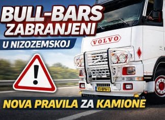Nizozemska ukida toleranciju za bull-bars (prednji zaštitni okviri predstavljaju čvrstu metalnu zaštitu montiranu sprijeda na kamionima).