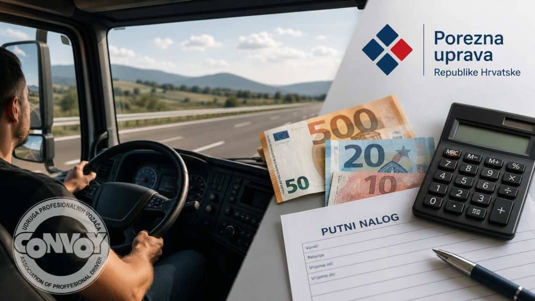 Dnevnice profesionalnih vozača u Hrvatskoj