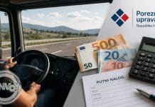 Dnevnice profesionalnih vozača u Hrvatskoj