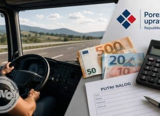 Dnevnice profesionalnih vozača u Hrvatskoj