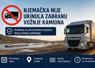 Njemačka nije ukinula ljetnu zabranu vožnje kamiona Posljednjih dana u pojedinim medijima i na društvenim mrežama pojavili su se naslovi prema kojima je Njemačka zbog suše ukinula zabranu vožnje za kamione.